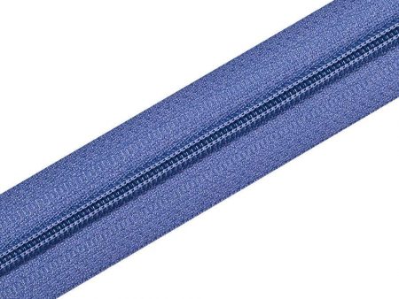 Nylon Zipper Long Chain Blue