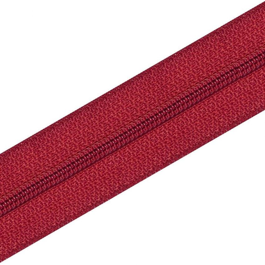 Nylon Zipper Long Chain Red