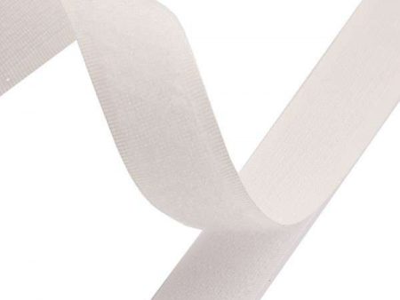 Velcro Sew On Loop Tape 30mm White