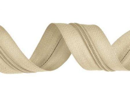 Dilotex Ecru Nylon Zipper Chain