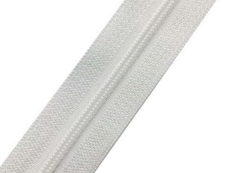 Dilotex White Nylon Zipper Chain